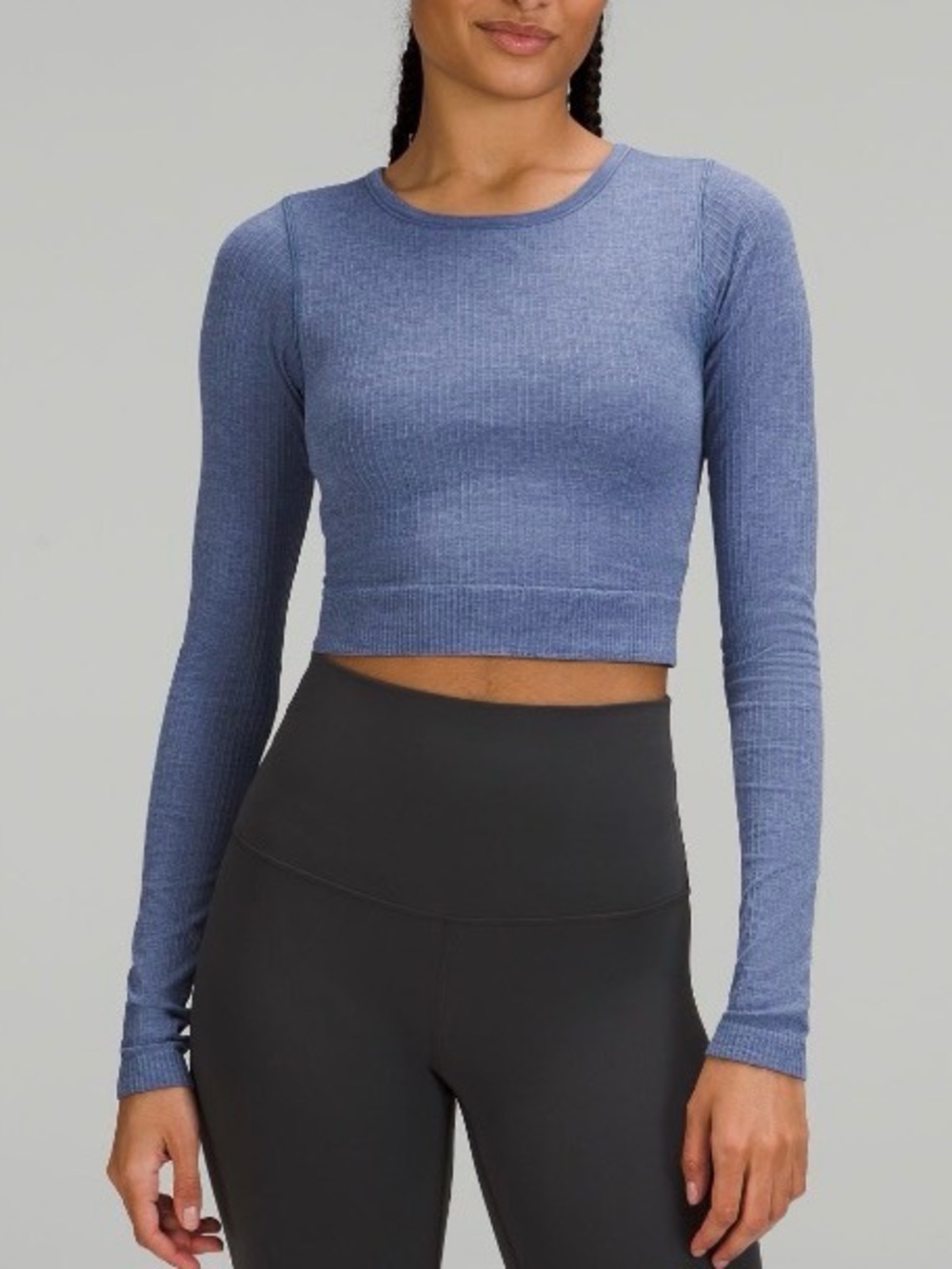 Lululemon Ebb to Street Long-Sleeve Shirt color WTDR size 4 NWT